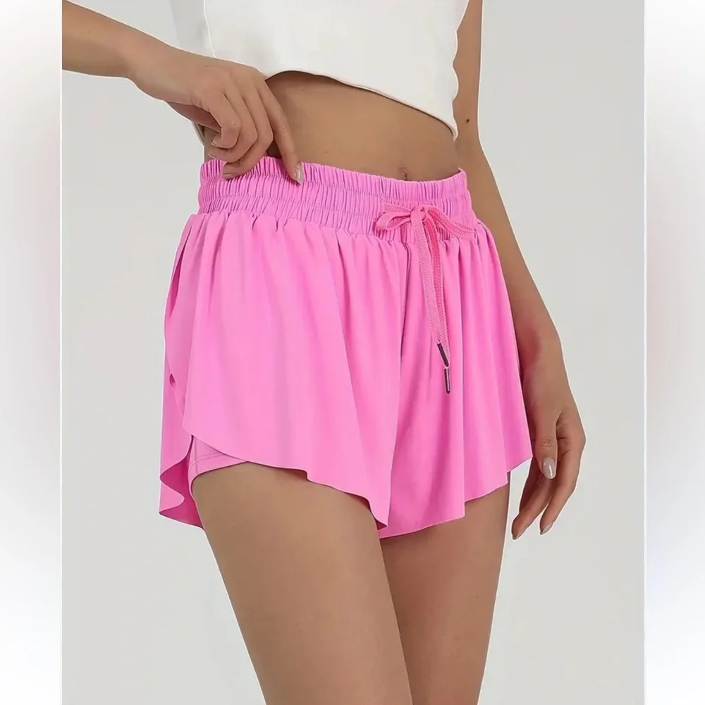 Barbie Pink Flowy Tennis Prep Preppy Built In Shorts Size Small - Picture 1 of 6